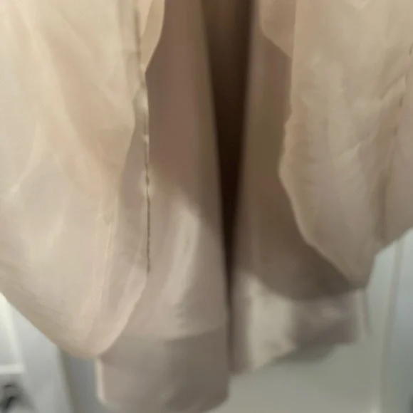 Alice + Olivia Abella Organza Maxi Skirt Nude/Dusty pink - Picture 10 of 16